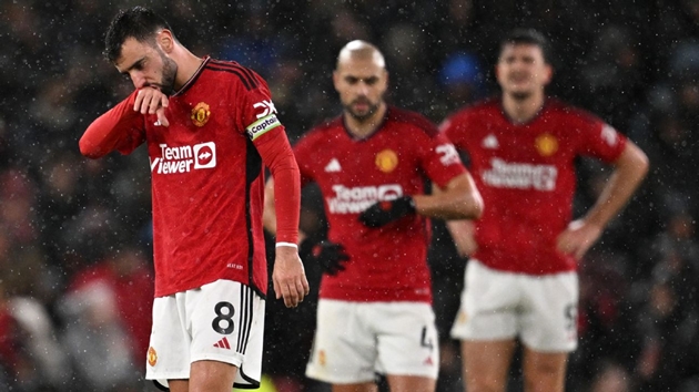 Manchester United nhận thất bại ngay trên sân nhà.
