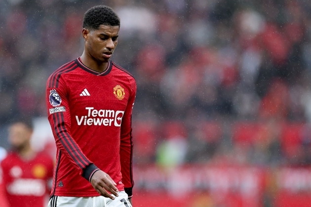 Marcus Rashford bỏ lỡ buổi tập gần đây của Manchester United.
