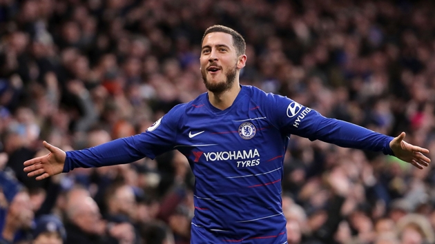 Eden Hazard từng tỏa sáng rực rỡ trong màu áo Chelsea.