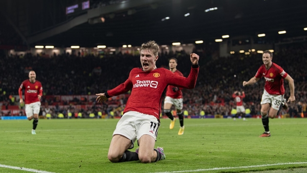 Rasmus Hojlund đang có phong độ cao tại M.U.
