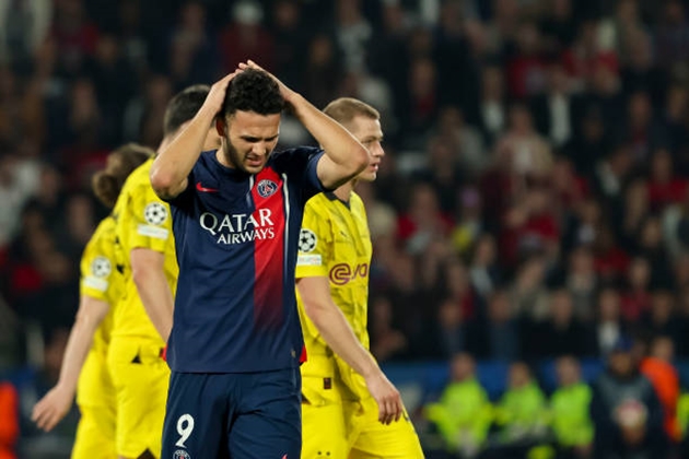 Goncalo Ramos gây thất vọng trên hàng công PSG.