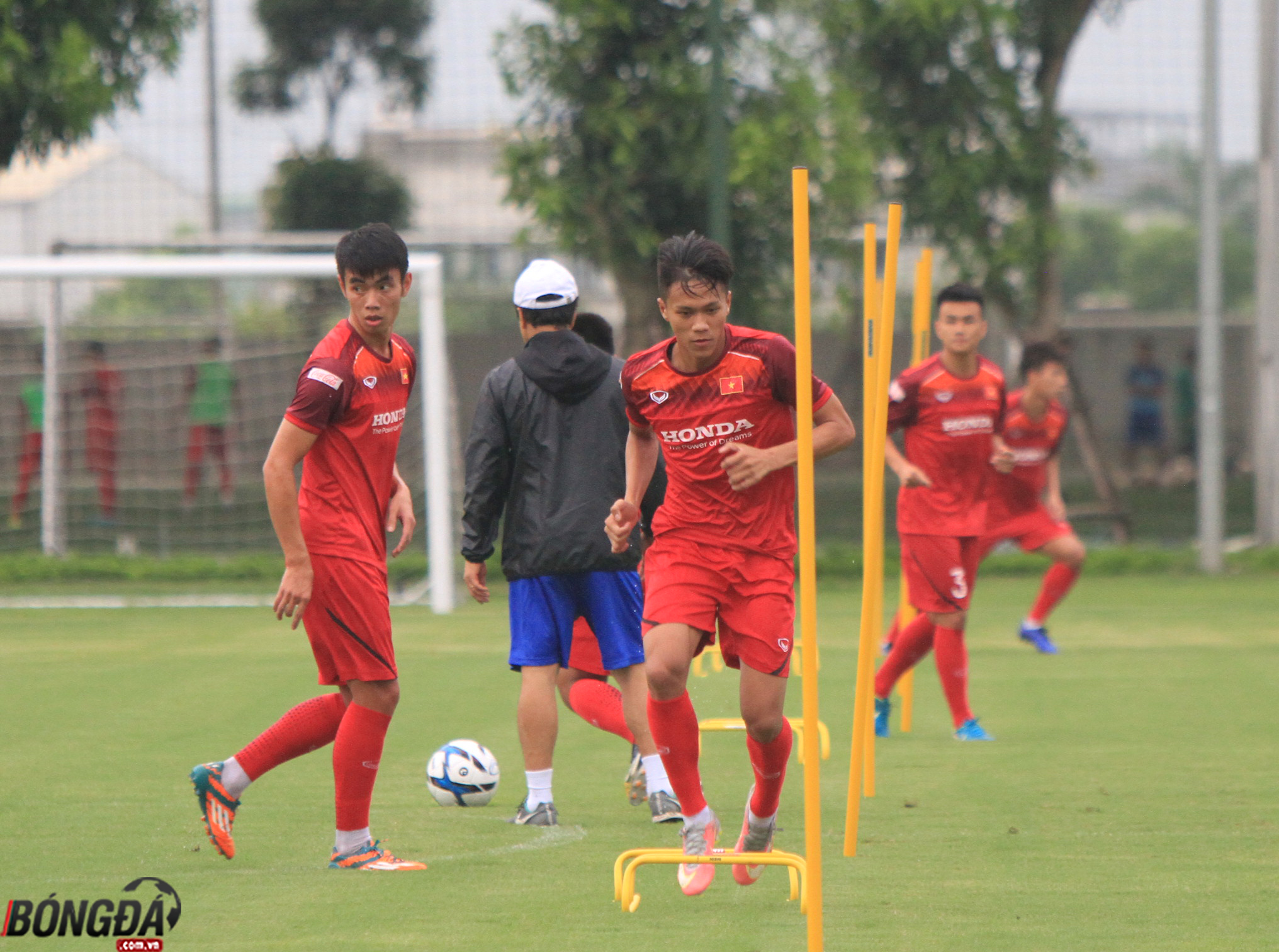Theo kế hoạch, toàn đội sẽ còn 1 ngày hội quân tại PVF. Ảnh: Minh Anh.