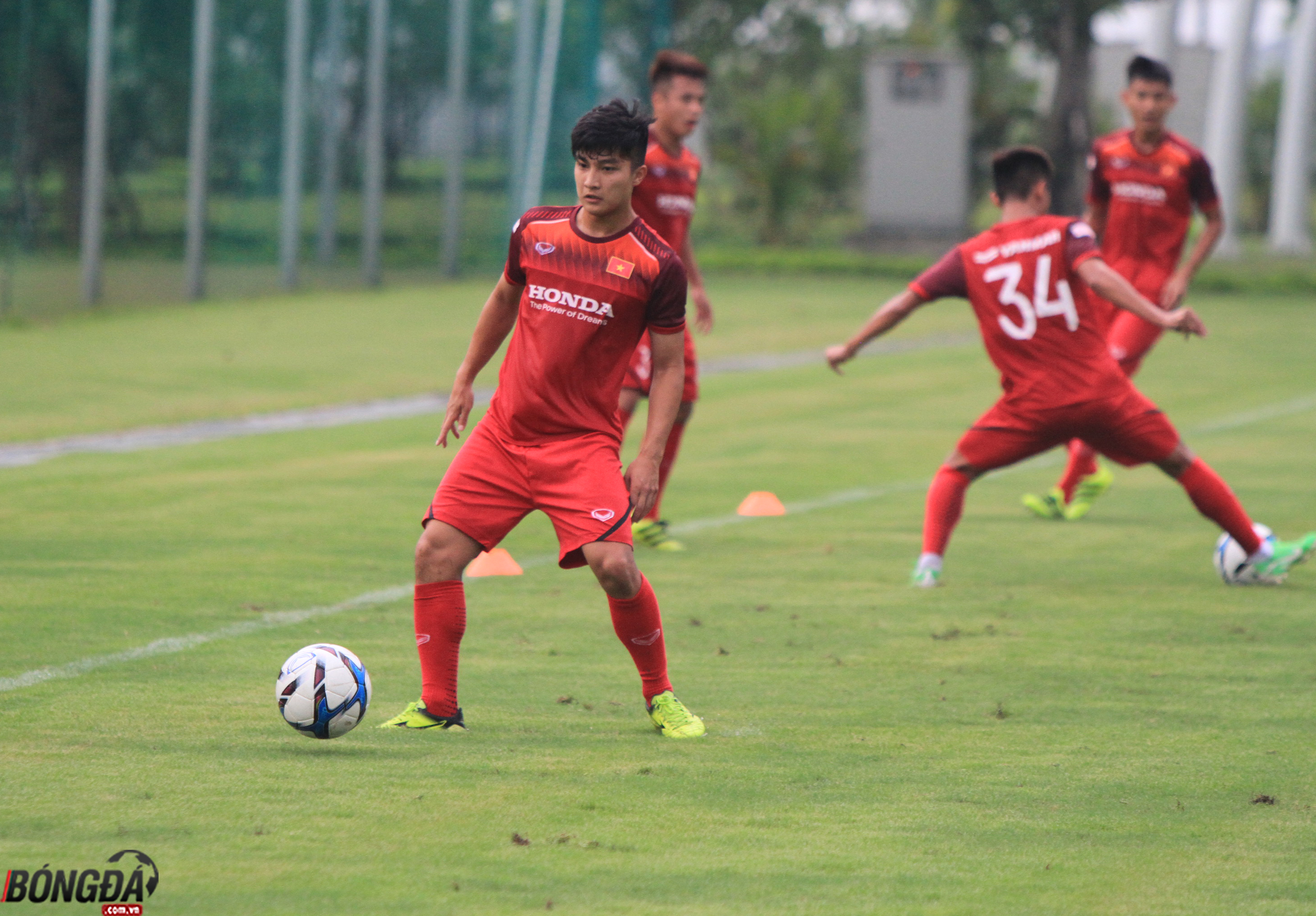 Martin Lo cũng cho thấy sự quyết tâm khi lần thứ 2 được HLV Park Hang-seo triệu tập lên U23 Việt Nam. Ảnh: Minh Anh.