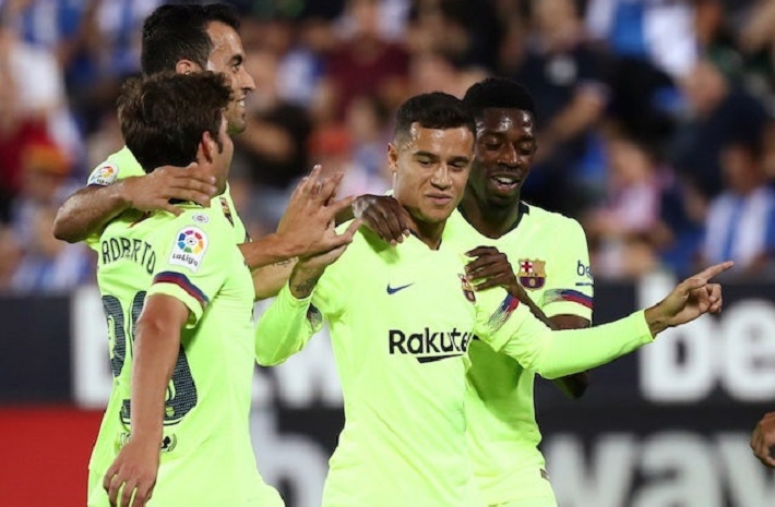 Coutinho lập siêu phẩm, thế nhưng Barca vẫn phải tay trắng ra về.
