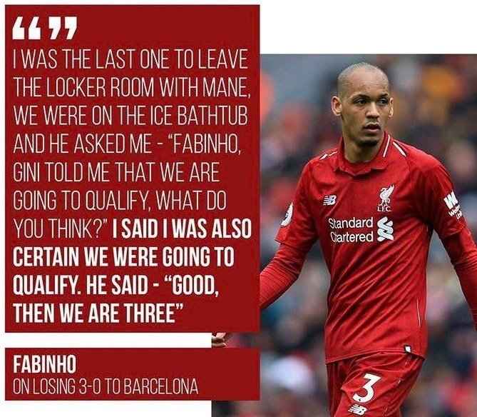 Ảnh bài viết Fabinho hé lộ sự thật gây sốc về màn lội ngược dòng trước Barca tại CL