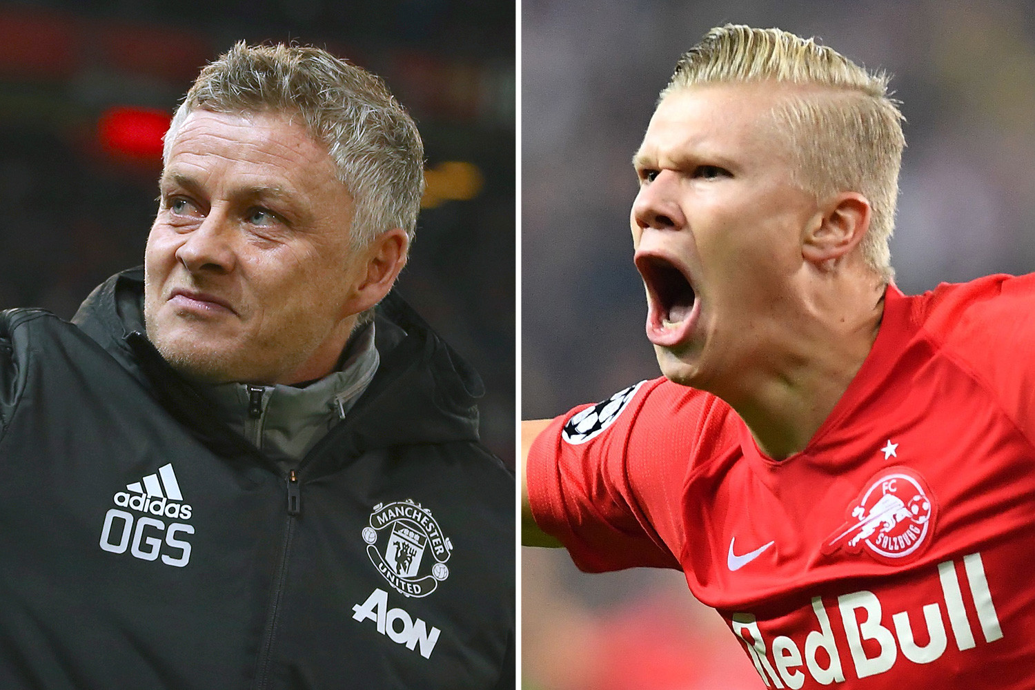 Solskjaer được cho là đã hứa sẽ để Haaland đá chính cùng Rashford, Martial.