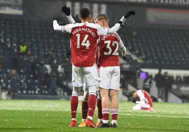 Ảnh bài viết Thắng West Bromwich, Arsenal là đội duy nhất lịch sử EPL làm 1 điều