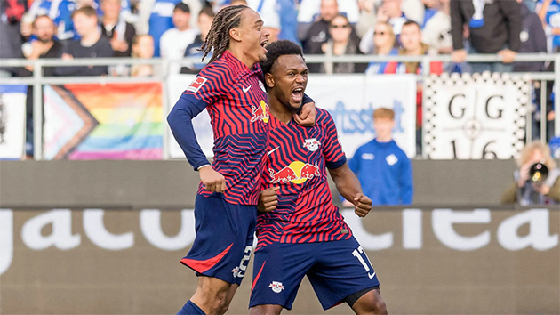 Xavi Simons và Lois Openda đóng góp vào hầu hết các bàn thắng của Leipzig.