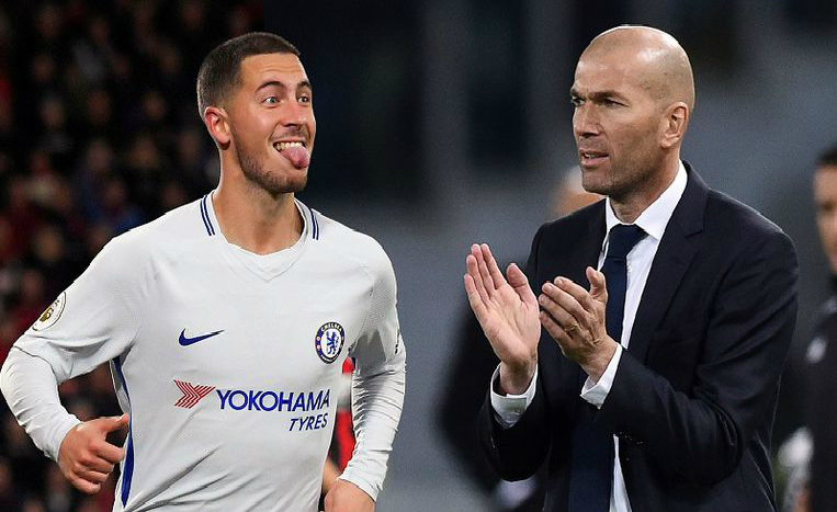 HLV Zidane là thần tượng của Hazard.