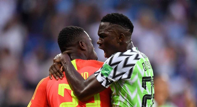 Omerou có màn trình diễn xuất sắc trong trận đấu với Iceland.