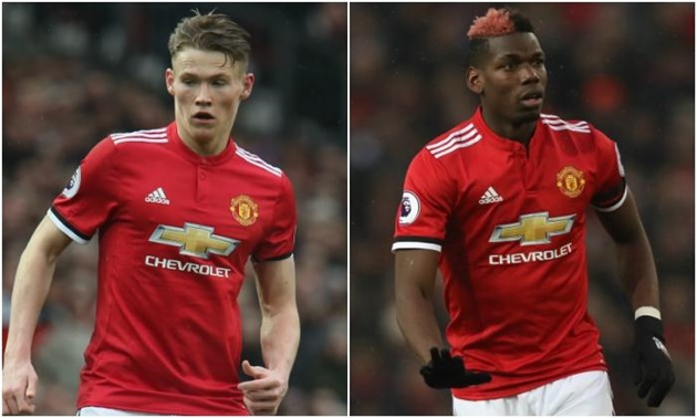 McTominay sẽ đá thay Pogba trong trận đấu với Bournemouth.