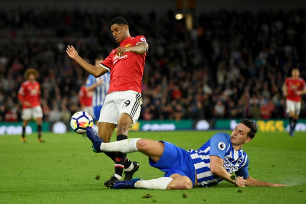Rashford có màn trình diễn đáng thất vọng trước Brighton.