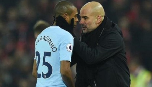 Fernandinho đã tiến bộ rất nhiều dưới bàn tay của Pep Guardiola.