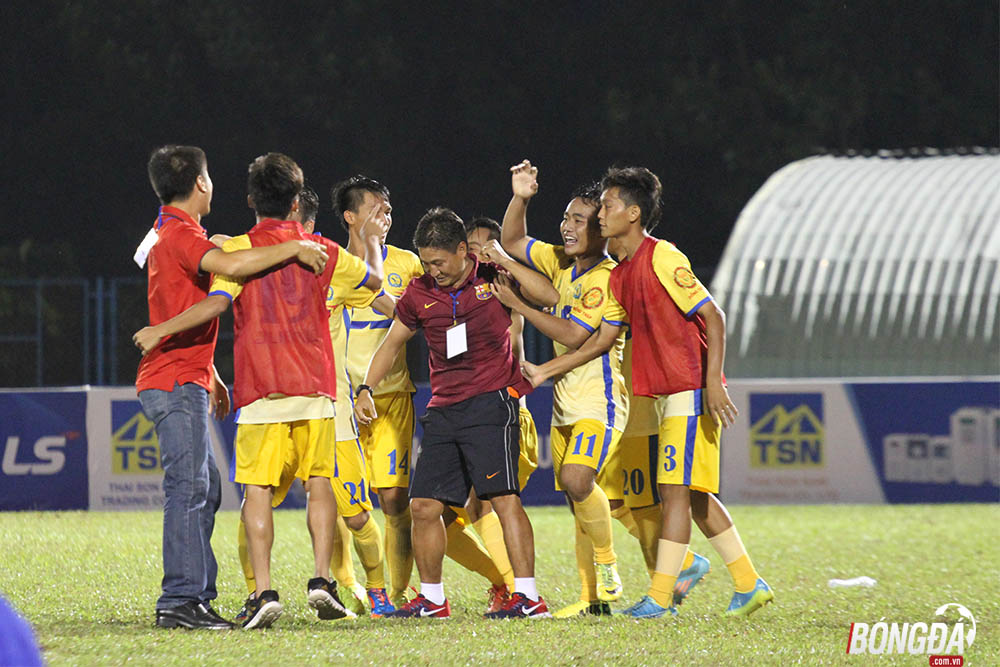 U17 Đồng Tháp hoàn toàn tự tin trước đối thủ U17 PVF ở trận chung kết U17 QG 2016. Ảnh: Đình Viên.