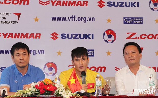 Công Vinh hy vọng ĐT Việt Nam sẽ có trận đấu hay, đẹp mắt cống hiến người hâm mộ bóng đá Việt Nam. Ảnh: Đình Viên.