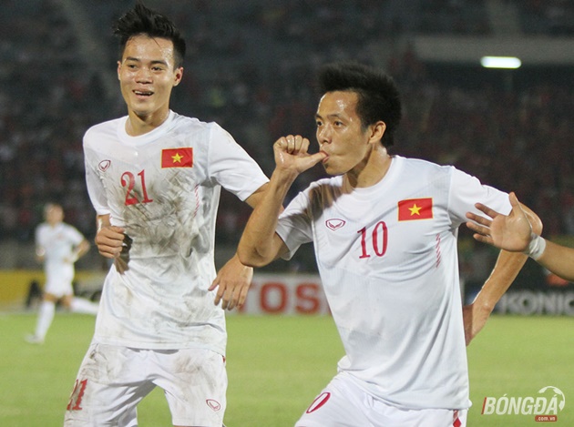 Cái duyên ghi bàn của Văn Quyết ở bán kết AFF Cup sẽ lại lên tiếng. Ảnh: Đình Viên.
