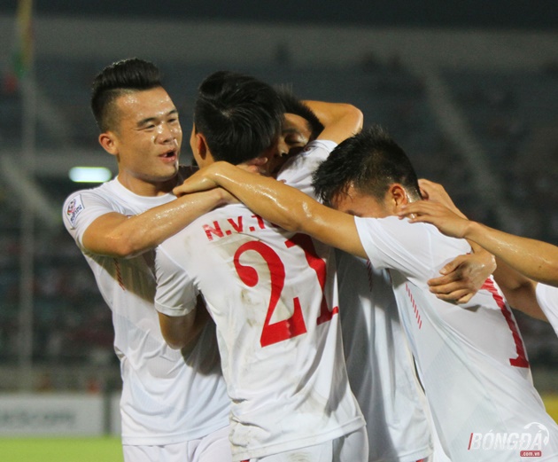 Phút cuối Thịnh "bờm" đã kịp bình phục chấn thương. Ảnh: Đình Viên.