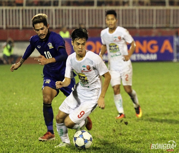 Đương kim vô địch U21 HAGL nhận thất bại đầu tiên ở giải U21 Quốc tế báo Thanh Niên 2016. Ảnh: Đình Viên