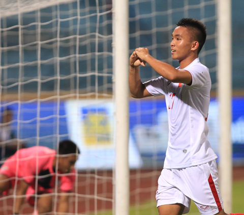 Trần Thành là học trò cưng của HLV Hoàng Anh Tuấn ở VCK U19 châu Á năm 2016.