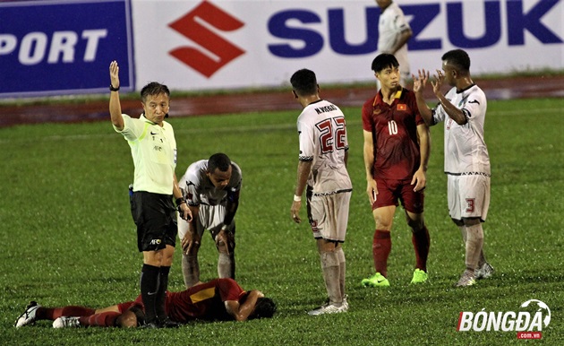 Ảnh bài viết Bị Đông Timor đá rắn, Công Phượng nổi cáu