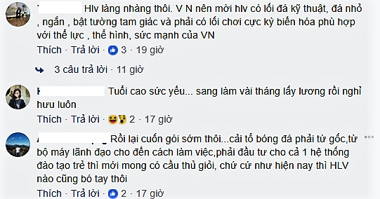Nhìn vào bảng thành tích mới đây của ông Park không ít người buông lời ca thán.