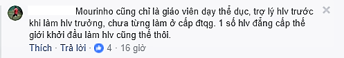 Nhiều fan so sánh HLV Park Hang-seo cùng HLV Mourinho.