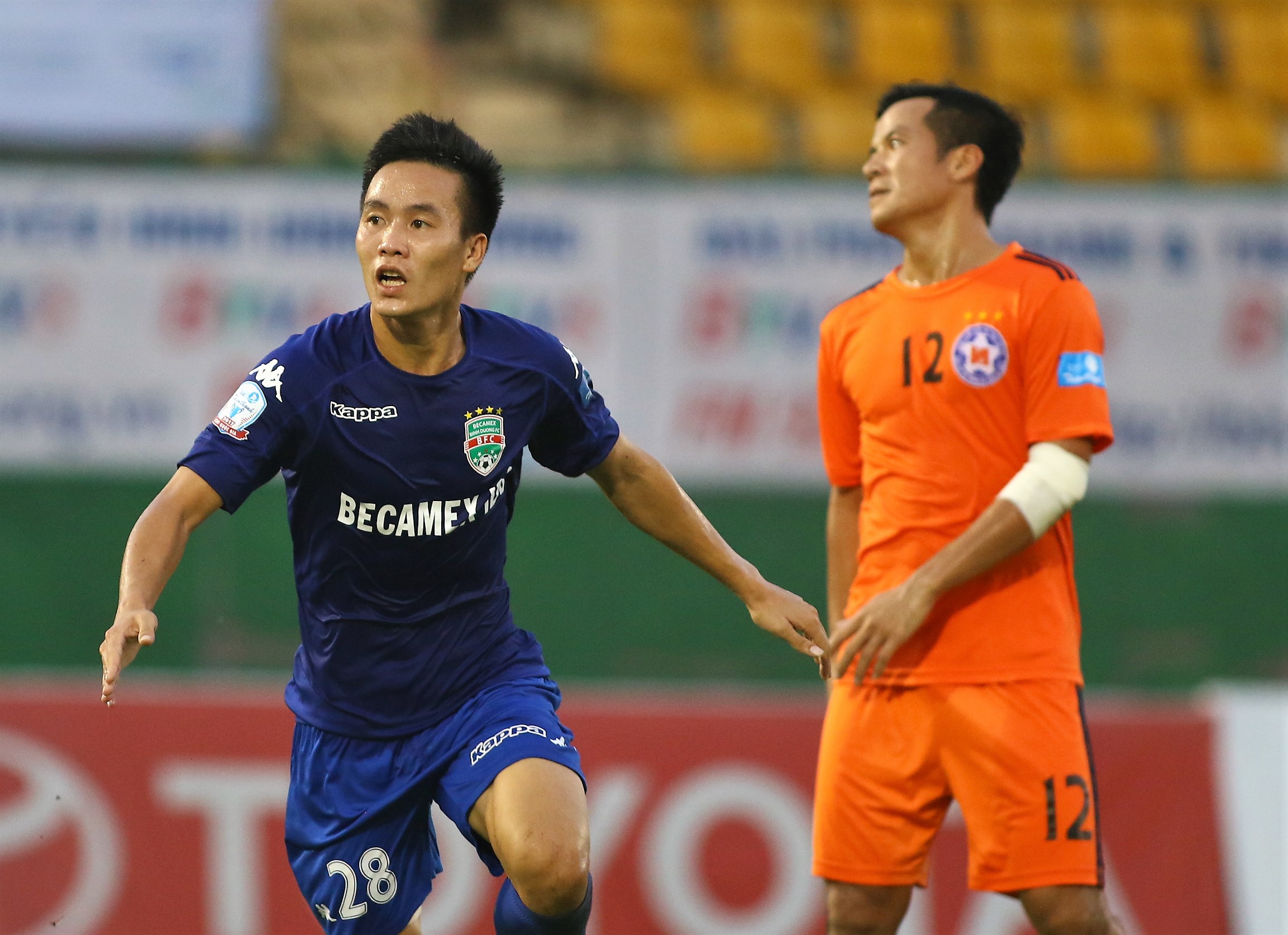 Có được lợi thế khá lớn ở trận lượt đi Cup QG 2017 sau chiến thắng 3-1 trên sân Hòa Xuân nên ở trận đấu lượt về chủ nhà Becamex Bình Dương có tâm lý thi đấu cực kỳ thoải mái.