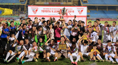 Ảnh bài viết Lịch thi đấu - bảng xếp hạng vòng cuối V-League 2017