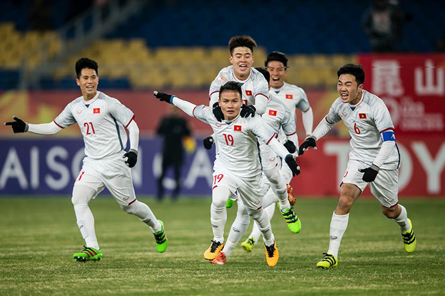 U23 Việt Nam có sự tự tin nhất định ở sân chơi châu lục khi ghi bàn vào lưới U23 Hàn Quốc.
