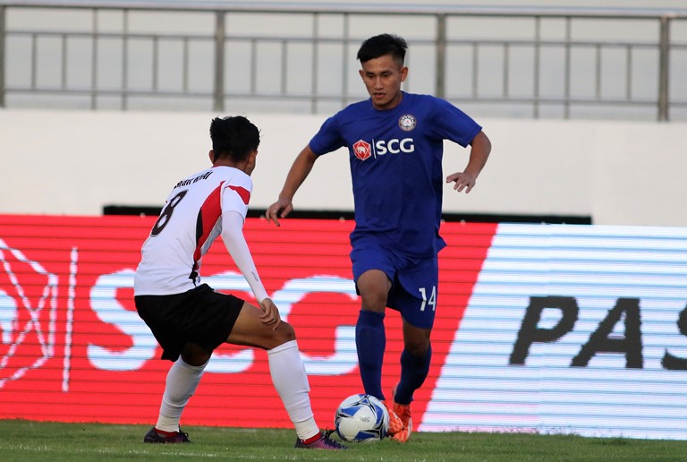 Ngay khi kết thúc hiệp thi đấu đầu tiên các cầu thủ Bà Rịa Vũng Tàu có chiến thắng 2-0.