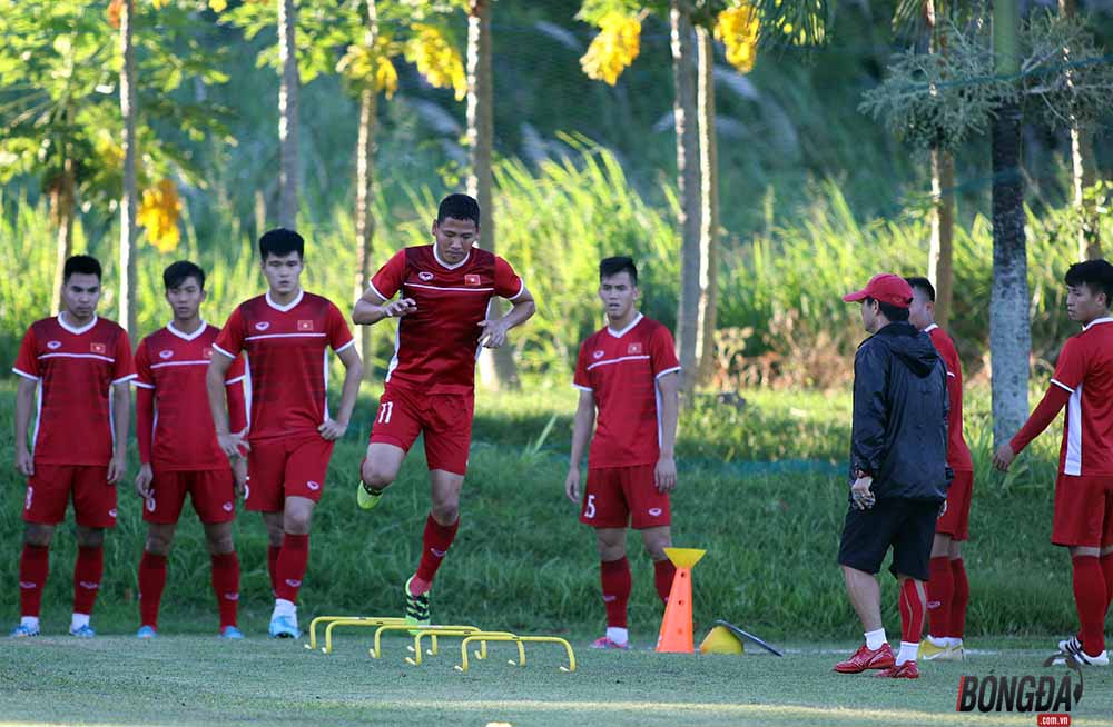 Bài ảnh ĐT Việt Nam tâp - Bóng Đá