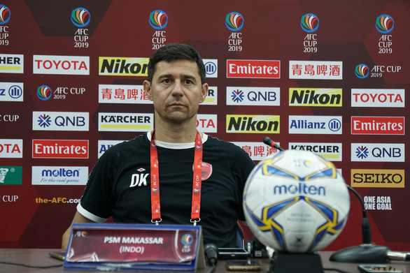 Ảnh bài viết HLV Darije Kalezic cay đắng nói về thất bại của đội nhà trên sân Gò Đậu