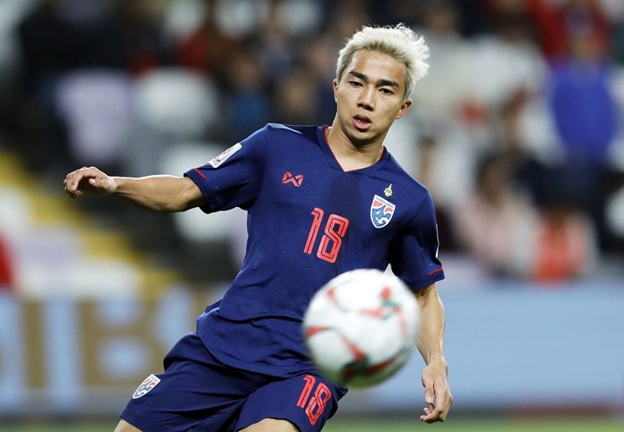 Chân sút Chanathip Songkrasin của CLB Consadole Sapporo được ĐT Thái Lan kỳ vọng lớn vòng loại World Cup 2022.