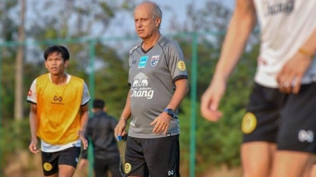HLV Alexandre Gama chưa đạt thành tích ấn tượng cùng đội U23 Thái Lan.