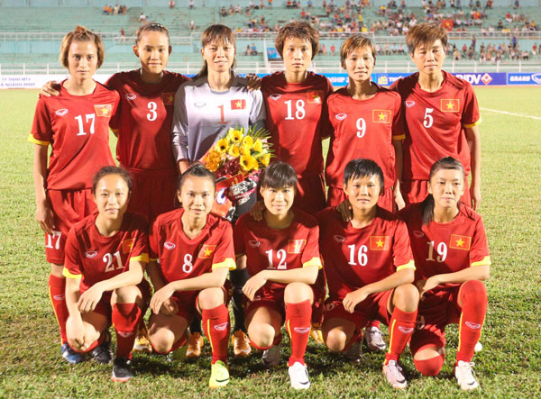 ĐT nữ Việt Nam hiện đang đứng ở vị trí thứ 35 trên bảng xếp hạng FIFA.