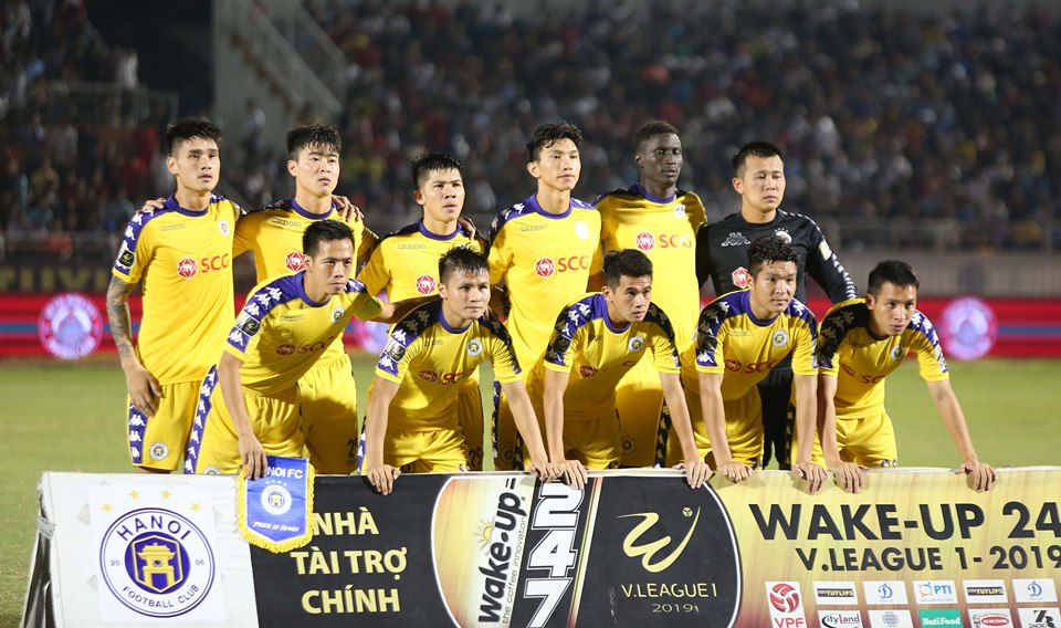Các cầu thủ Hà Nội FC sẽ  đóng vai trò trụ cột ĐT Việt Nam trận gặp Thái Lan ngày 5/9? Ảnh Đình Viên