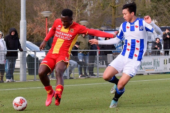 Văn Hậu xem như kết thúc mùa giải cùng SC Heerenveen.