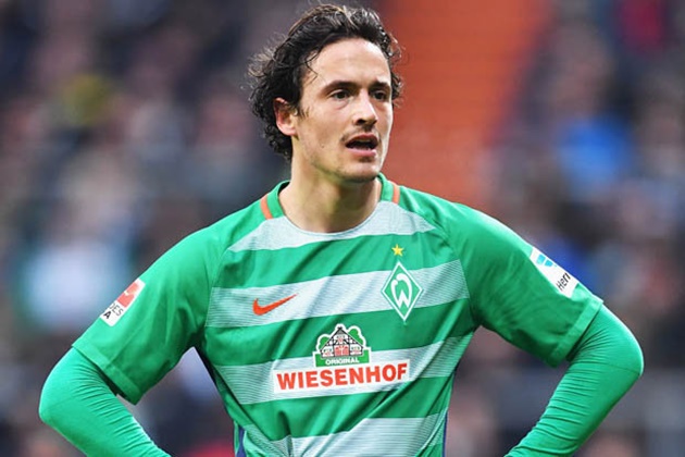 Delaney có một mùa giải chơi rất hay trong màu áo Werder Bremen.