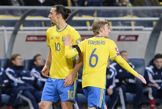 Forsberg đã kế thừa xuất sắc số 10 mà Ibra để lại.