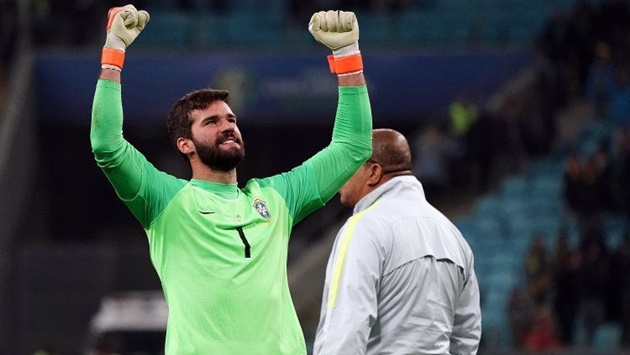 Alisson Becker đang là thủ thành xuất sắc nhất thế giới thời điểm hiện tại.