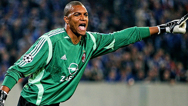 7. Dida (34 trận giữ sạch lưới) - Thủ môn huyền thoại người Brazil từng cùng AC Milan đăng quang Champions League mùa 2006/2007 sau khi phục thù thành công Liverpool trong trận chung kết.