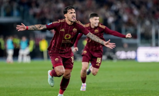 Ảnh bài viết Paredes lập siêu phẩm, Roma đánh bại 10 người của Milan