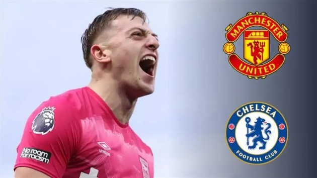 Ảnh bài viết Everton gặp trực tiếp đàm phán Liam Delap, cạnh tranh với Chelsea và MU