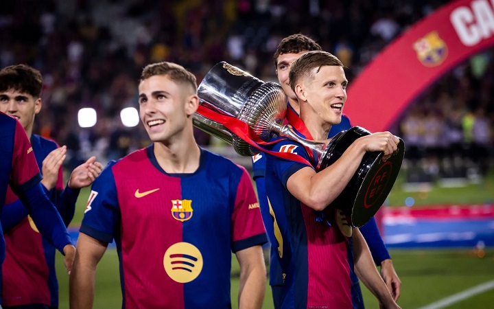 Barca vừa có mùa giải thành công.