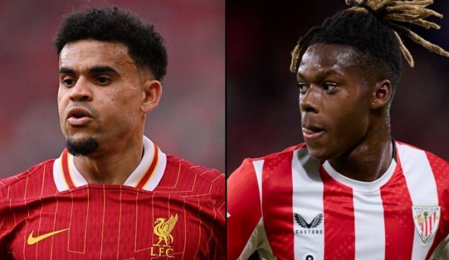 Ảnh bài viết Barcelona gạch tên Nico Williams, tập trung vào Luis Diaz