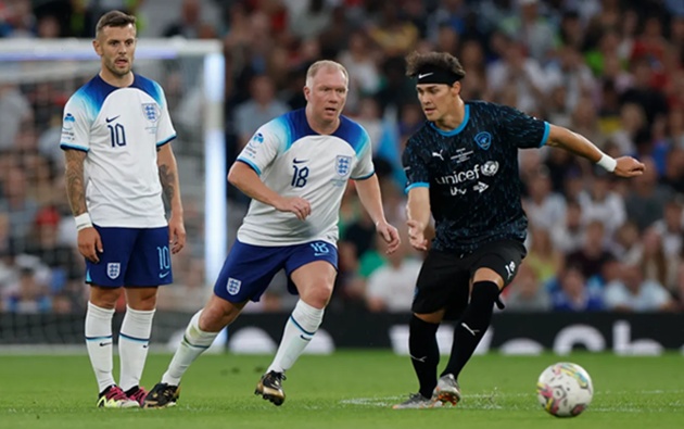 Ảnh bài viết Rooney, Schmeichel dẫn đầu dàn huyền thoại Man Utd tại Soccer Aid