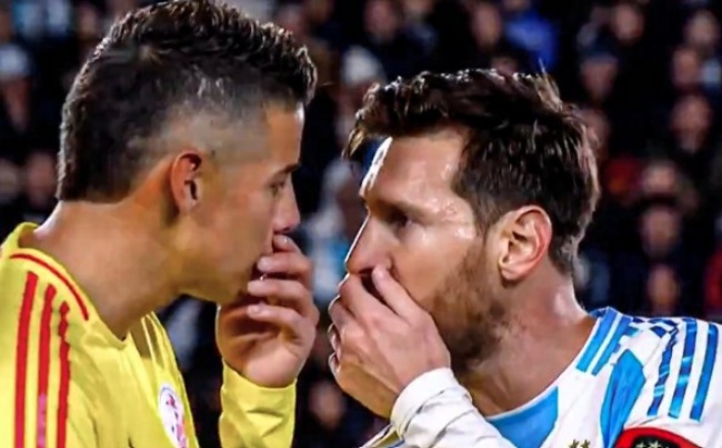 Ảnh bài viết Messi nói gì với Rodriguez ở trận hòa 1-1 Colombia?