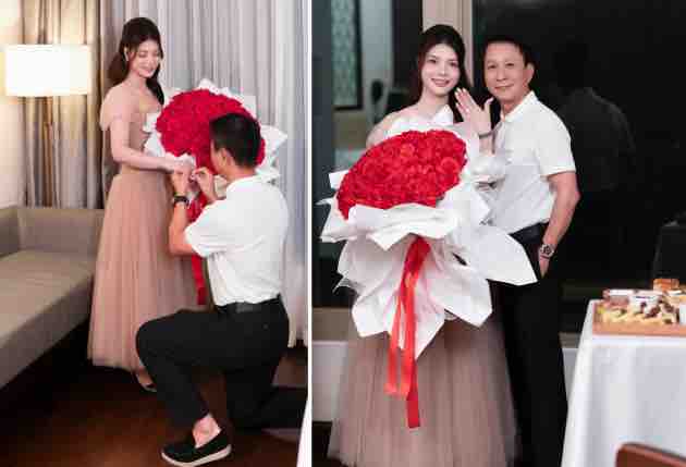 Ảnh bài viết HLV Văn Sỹ Sơn cầu hôn bạn gái: "Em là người cuối cùng anh quỳ gối trước mặt"