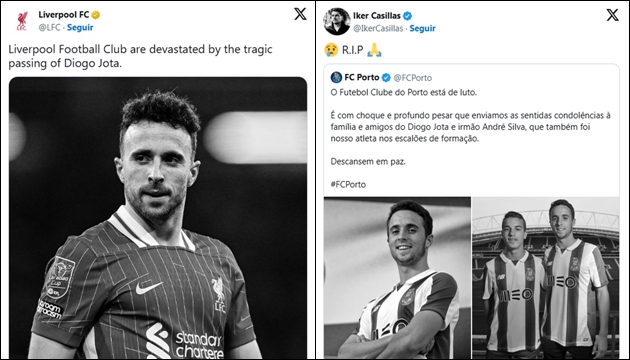 Ảnh bài viết Thế giới bóng đá tiếc thương Diogo Jota