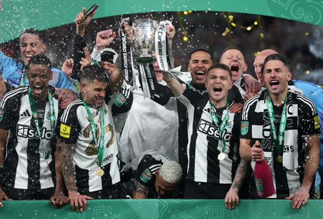 The Magpies đăng quang League Cup 2024/25 sau chiến thắng trước Liverpool.